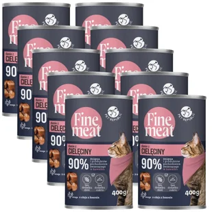 PetRepublic Fine Meat danie z cielęciny 10x400g - Mokra karma dla psów - miniaturka - grafika 1