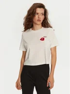 Koszulki i topy damskie - Vero Moda T-Shirt Elena 10326789 Biały Boxy Fit - miniaturka - grafika 1