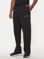 Spodnie sportowe męskie - Hugo Spodnie dresowe 50521720 Czarny Regular Fit - miniaturka - grafika 1