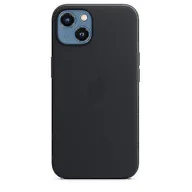 Etui i futerały do telefonów - Skórzane etui na telefon iPhone 13 Skórzane etui z Magsafe Midnight Black - miniaturka - grafika 1