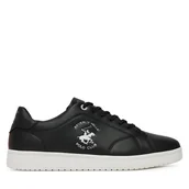 Sneakersy męskie - Sneakersy Beverly Hills Polo Club MYL-CE23388A Czarny - miniaturka - grafika 1