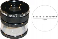 Mikroskopy i lupy - Carton Lupa x10 z podziałką skala 0,1mm i regul. ostrości - miniaturka - grafika 1