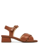 Sandały damskie - Clarks Sandały Serina35 Cross 26181346 Brązowy - miniaturka - grafika 1