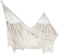 Hamaki - DUŻY HAMAK OGRODOWY XL BOHO bujak + linki + ETUI - miniaturka - grafika 1