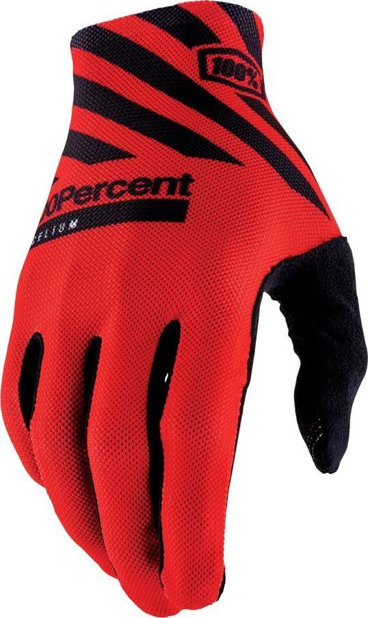 100% Rękawiczki 100% CELIUM Gloves Racer Red - L długość dłoni 193-200 mm NEW 2022