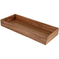 Meble modułowe i akcesoria - Drewniany organizer na biurko HEDO do szuflady, 37,5 x 15 x 5 cm - miniaturka - grafika 1