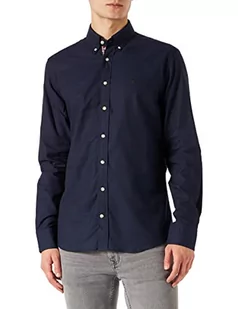Hackett London Męska koszula flanelowa Multi, granatowa, L - Koszule męskie - miniaturka - grafika 1