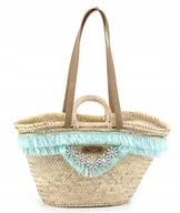 Torebki damskie - Kosz torebka na plażę ozdobna boho Simó Sastre - miniaturka - grafika 1