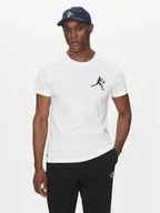 Koszulki męskie - Lacoste T-Shirt TH1044 Biały Regular Fit - miniaturka - grafika 1