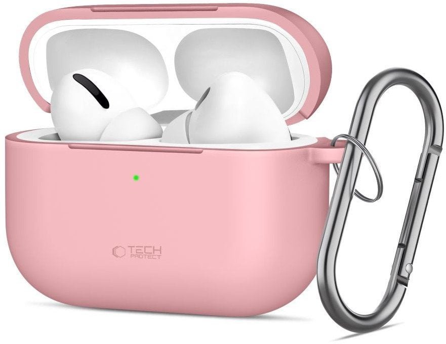 TECH-PROTECT SILICONE HOOK APPLE AIRPODS PRO 3 DUSTY PINK