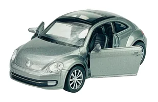 WELLY VW VOLKSWAGEN THE BEETLE SREBRNY 1:34 43650 - Samochody i pojazdy dla dzieci - miniaturka - grafika 1