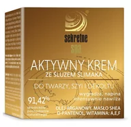 Kremy do twarzy - Sekretne Spa Aktywny krem ze śluzem ślimaka - 50ml 05222 - miniaturka - grafika 1