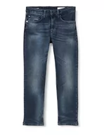 Spodenki męskie - s.Oliver Męskie spodnie jeansowe długie, niebieskie, W32/L30, niebieski, 32W / 30L - miniaturka - grafika 1