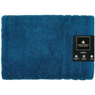Ręcznik kąpielowy bawełniany 550 g/m2 70x140 cm granatowy Hotel Royal - Ręczniki - miniaturka - grafika 1