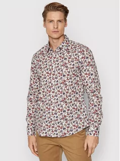 Koszule damskie - JOOP! Koszula 17 Jsh-141Perros-W 30030459 Biały Slim Fit - grafika 1