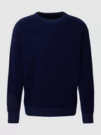 Swetry męskie - Sweter z dzianiny z okrągłym dekoltem model ‘FREDDY’ - miniaturka - grafika 1
