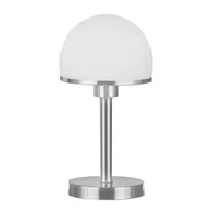 Lampy stojące - Joost II lampa stołowa 1-punktowa nikiel/biała 592300107 - miniaturka - grafika 1