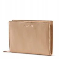 Portfele - Portfel Damski Skórzany Średni Skóra Zamek RFID PUCCINI Brązowy ZN9186-2A - miniaturka - grafika 1