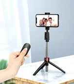 Selfie stick - Kijek Selfie Stick Szminka Tripod Statyw Uchwyt - miniaturka - grafika 1