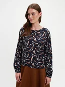 Bluzki damskie - Casualowa bluzka z nadrukiem - miniaturka - grafika 1