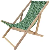 Leżaki ogrodowe - Leżak drewniany mix wzorów - miniaturka - grafika 1