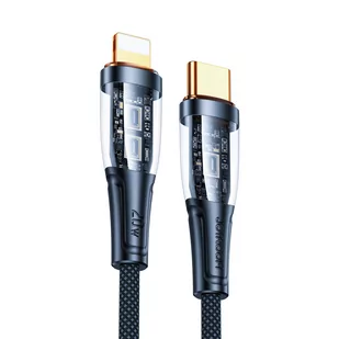 Joyroom kabel szybko ładujący z inteligentnym wyłącznikiem USB-C - Lightning 20W 1.2m czarny (S-CL020A3) - Kable USB - miniaturka - grafika 1