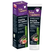 Pasty do zębów - BioMadent BIO MADENT wybielająca pasta do zębów z węglem drzewnym z bambusa i ekstraktem z fig 100 ml - miniaturka - grafika 1