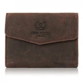 Portfele - Portfel Młodzieżowy Ze Skóry Vintage Rfid Paolo Peruzzi T-35-Br - miniaturka - grafika 1