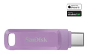 Pendrive - SanDisk Ultra Dual Drive Go pamięć USB 512 GB USB Type-C 3.2 Gen 1 (3.1 Gen 1) Lawenda - miniaturka - grafika 1