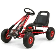 Jeździki dla dzieci - Milly Mally Gokart na pedały Thor Red - miniaturka - grafika 1