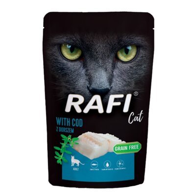 Karma dla kota RAFI Cat Adult z dorszem 100 g
