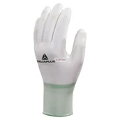 Rękawice robocze - Delta Plus Rękawice dziane z poliamidu (100%) dłoń powlekana poliuretanem ścieg 15 kolor biały rozmiar 8 MAIN VV702BC08 VV702BC08 - miniaturka - grafika 1