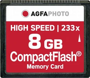 Karta AgfaPhoto Compact Flash 8 GB 10433 - Karty pamięci - miniaturka - grafika 1