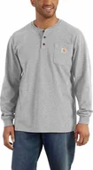 Koszulki męskie - Carhartt Koszulka Carhartt Long Sleeve Heather Grey - miniaturka - grafika 1