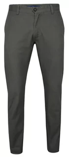 Spodnie męskie - Szare, Popielate Bawełniane Spodnie Męskie, CHINOSY -CHIAO- Casualowe, Stylowe - Chiao - grafika 1