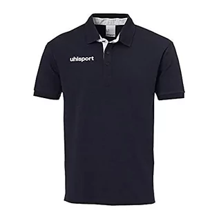 Koszulki męskie - Uhlsport Męska koszulka polo Essential Prime wielokolorowa czarno-biały M 100214901 - grafika 1