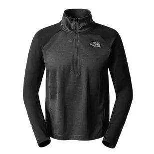 Bluza The North Face 1/4 Zip Run Fleece 0A7SXPKT01 - czarna - Bluzy sportowe męskie - miniaturka - grafika 1