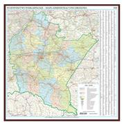 Mapy i plansze edukacyjne - EkoGraf, mapa ścienna Województwo podkarpackie, 1:200 000 - miniaturka - grafika 1