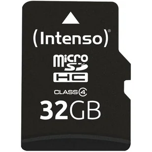Intenso MicroSDHC Class 4 32GB + adapter (3403480) - Karty pamięci - miniaturka - grafika 1