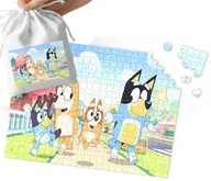 Puzzle - PUZZLE - BLUEY NIEBIESKI PIESEK WZORY Z BAJEK DLA DZIECI 24el + WORECZEK - miniaturka - grafika 1