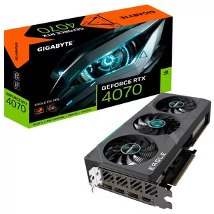 Gigabyte GeForce RTX 4070 EAGLE OC 12GB GDDR6X GV-N4070EAGLE OC-12GD - Karty graficzne - miniaturka - grafika 1