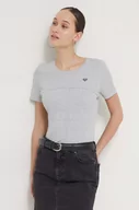 Koszulki sportowe damskie - Desigual t-shirt damski kolor szary - miniaturka - grafika 1