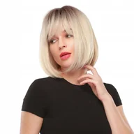 Ozdoby do włosów - Peruka Blond Odrost Bob Peruki Damskie Włosy - miniaturka - grafika 1