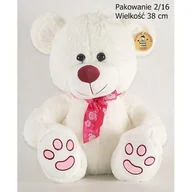 Maskotki i pluszaki - Deef Miś z fioletowym nosem duży 03484 - miniaturka - grafika 1