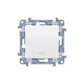 Wyłączniki światła i elektryczne - LEDart pojedynczy podświetlany biały CW1L.01/11 Kontakt Simon10 - miniaturka - grafika 1