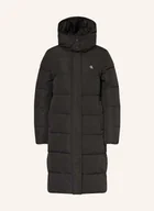 Płaszcze damskie - Calvin Klein Jeans Płaszcz Pikowany schwarz - miniaturka - grafika 1