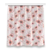 Zasłony - Gotowa zasłona wzór 150x160 cm Pomarańczowe kwiaty, Fabricsy - miniaturka - grafika 1