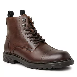 Botki męskie - Trzewiki Pepe Jeans PMS50237 Brown 878 - grafika 1