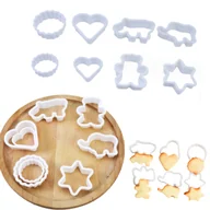 Formy do ciast - Foremki Wykrawacze Do Ciasteczek Pierniczków Serca Chmurka Miś Zestaw 8 El - miniaturka - grafika 1