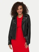 Kurtki damskie - ONLY Kurtka z imitacji skóry Mille 15357332 Czarny Slim Fit - miniaturka - grafika 1